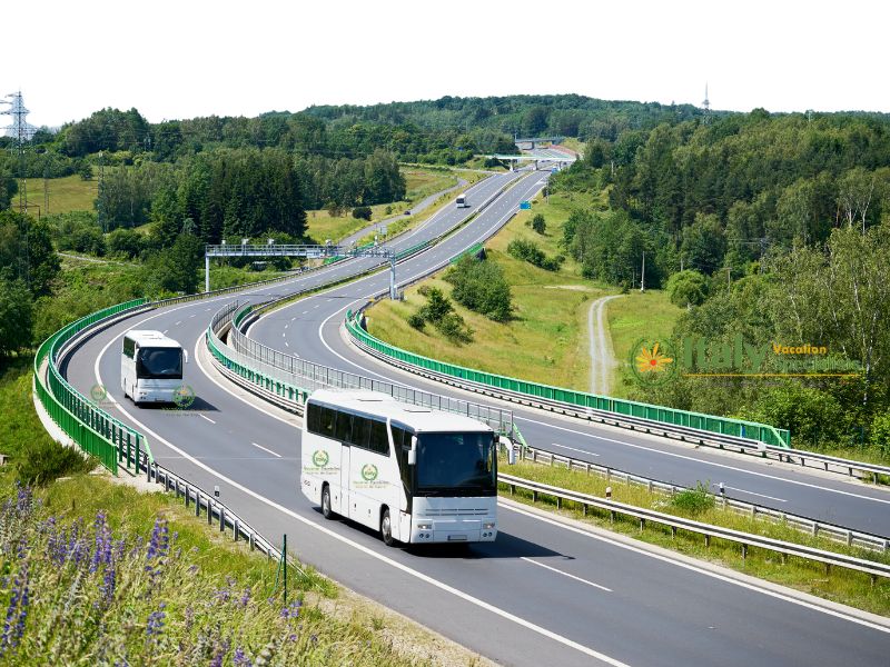 Italy bus charter group tour